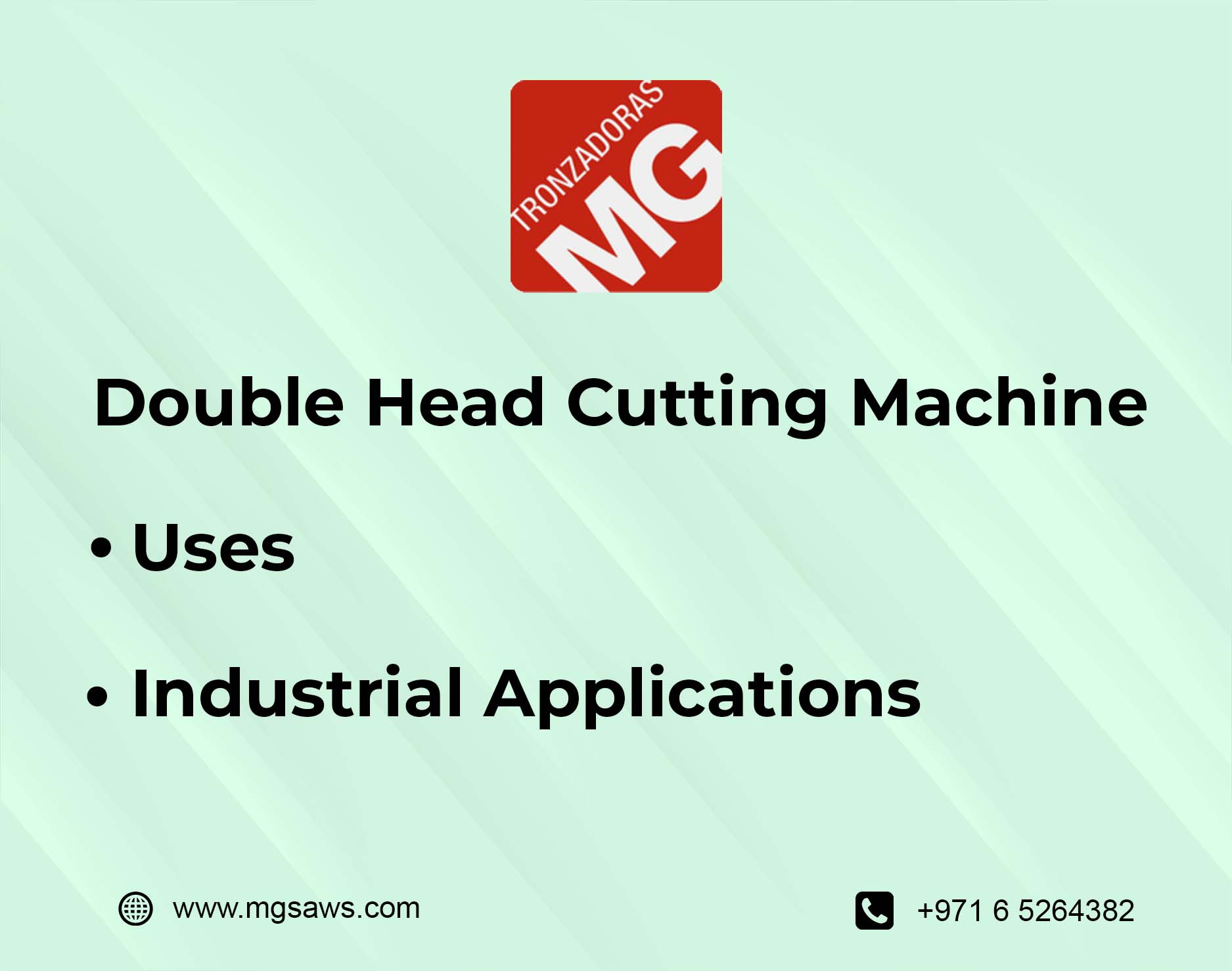Double Head Cutting Machine